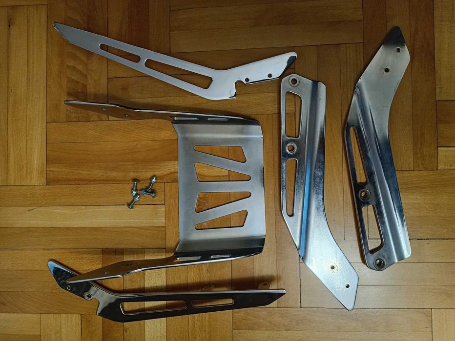 parbriz,sissy bar,highway pegs,spatar,genti piele+suporturi honda vtx