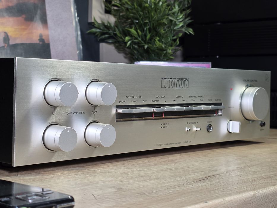 Amplificator LUXMAN L-3, retro hifi stereo clasa A, impecabil,
