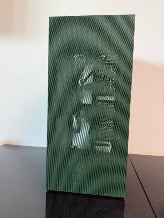 Carcasa PC ssupd Meshlicious PCIE 4.0 Edition Mini-ITX - verde