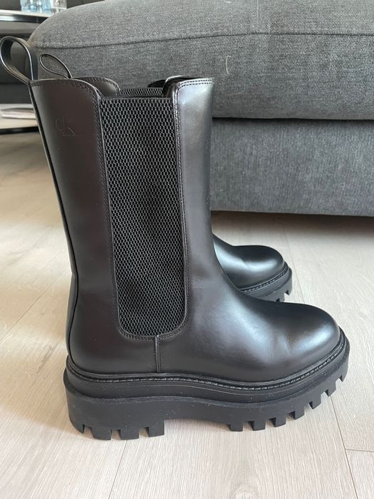 Черни боти Calvin Klein