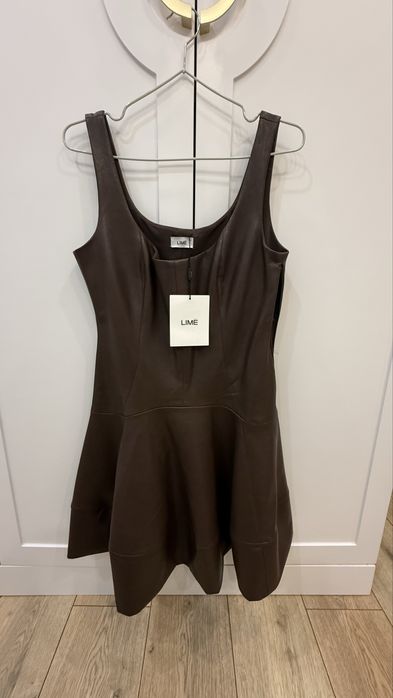 Сарафан эко кожа