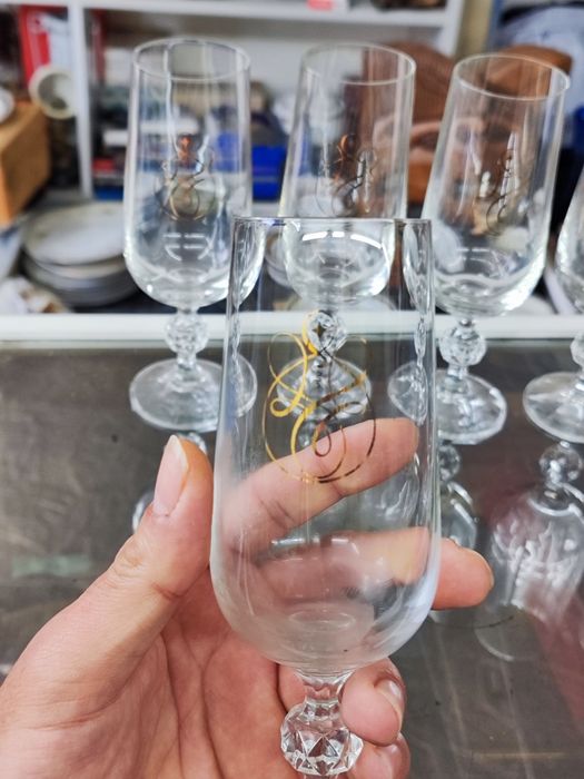 Кристални чаши 6 броя