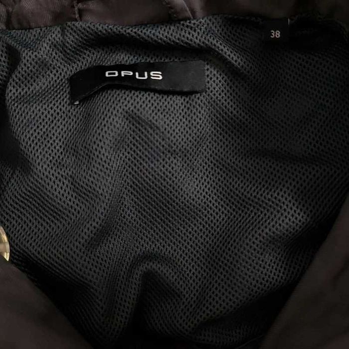 Trench OPUS gri, talie reglabilă, mărimea M, casual, primăvara