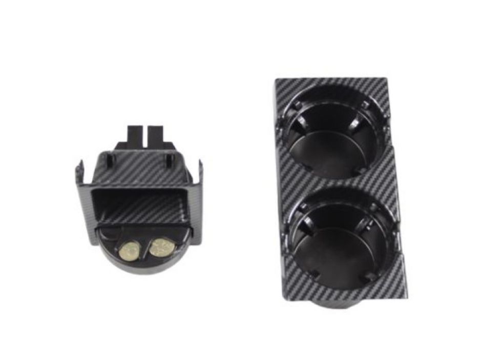 Поставка за чаши - къп холдер за BMW E46 с карбонов монетник