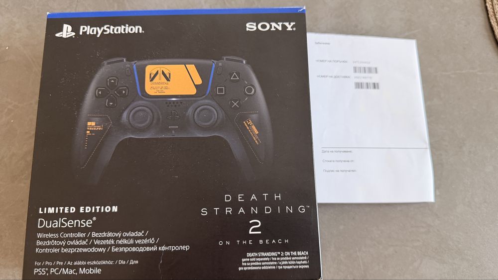 Чисто нов Dual sense контролер за PS5 DEATH STRANDING™ 2 Limited edition