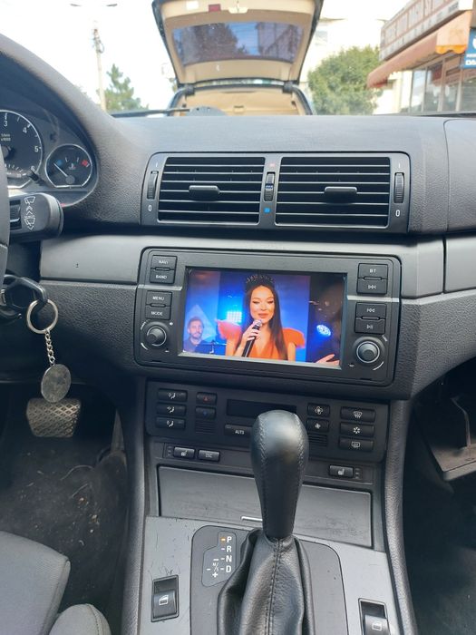 Navigatie Android BMW e46 Waze YouTube GPS BT USB casetofon