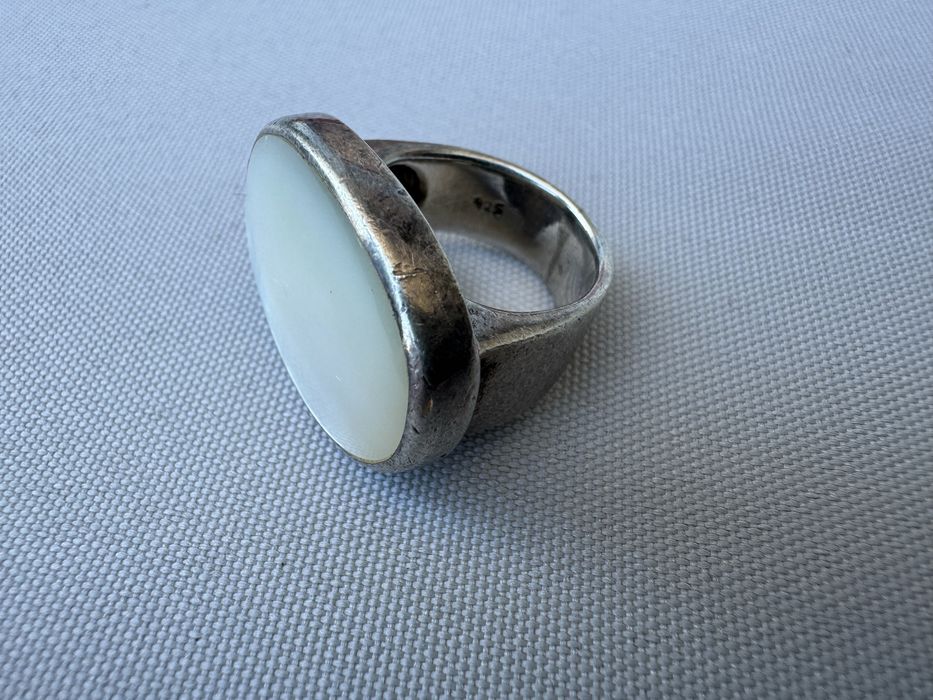 Inel argint si sidef