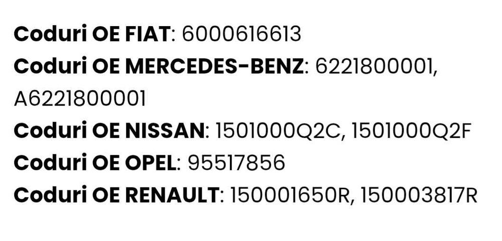 Pompa de ulei pierburg Renault Nissan Mercedes Opel