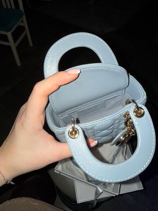 чанта lady dior micro