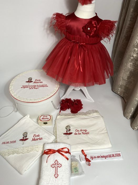Trusou botez personalizat pentru fetite