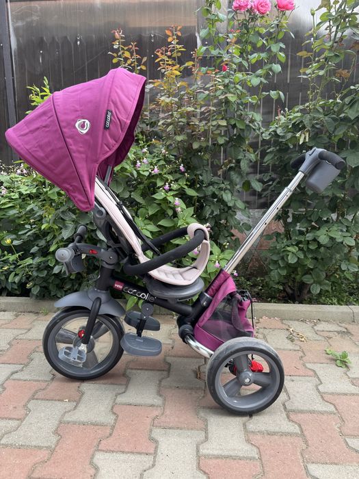 Tricicleta multifunctionala 4 in 1 cu sezut reversibil Coccolle Velo Violet