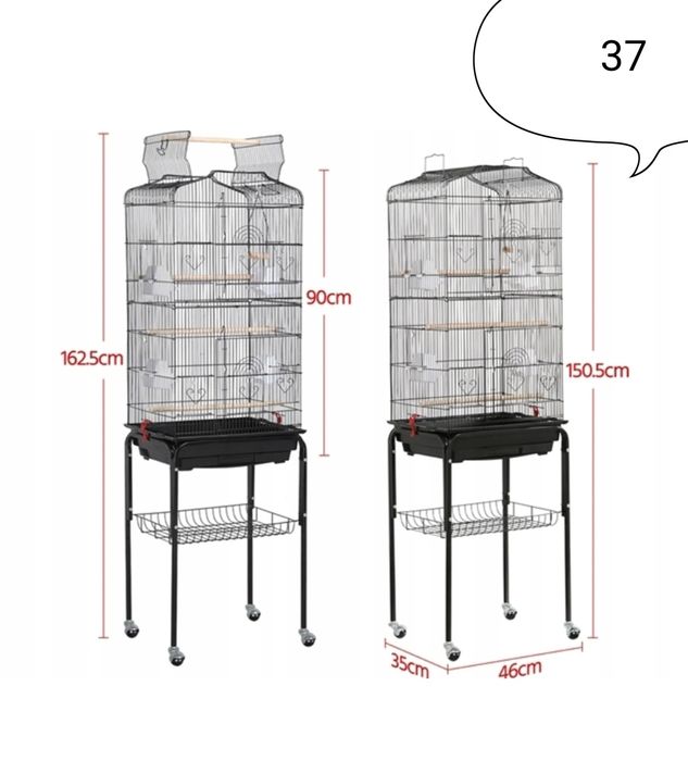 Colivie spațioasă pentru păsări