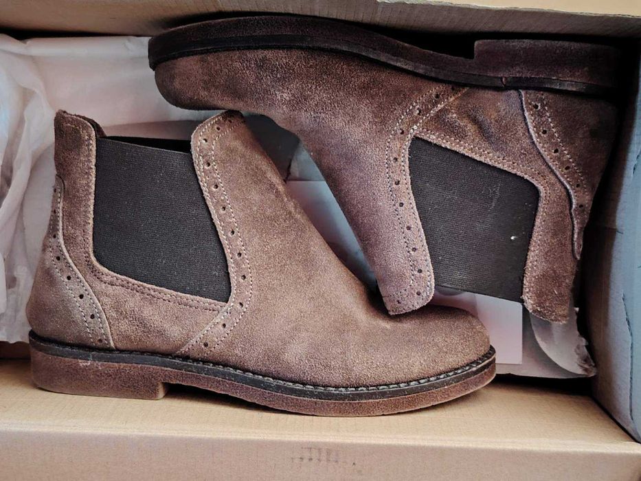 Велурени боти за момиче