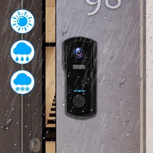 Безжичен Smart видеозвънец , звънец с камера умен дом смарт звънец