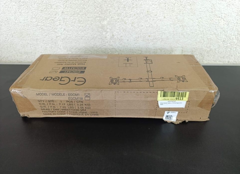 Suport dublu de birou pentru  2 monitoare ErGear 13-32" reglabil inclinare inaltime brate

articulate