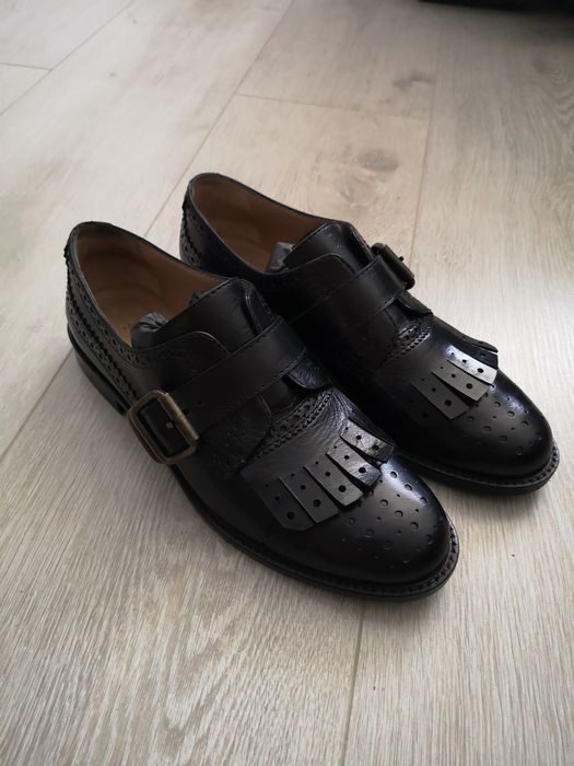 Кожаные туфли-оксфорды SMAN