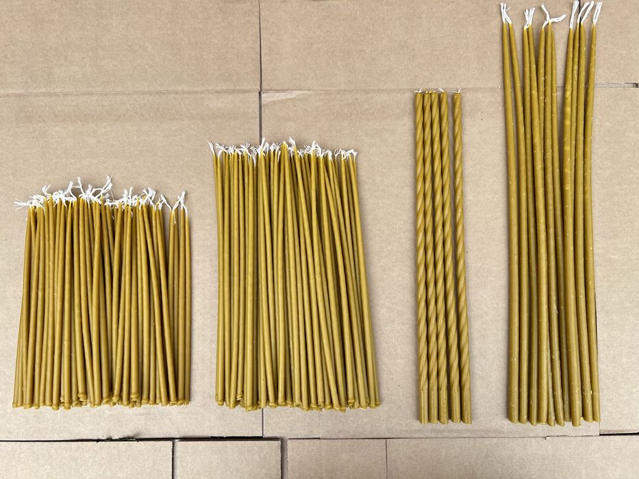 Lumanari din ceara curata 25cm [Biserica]