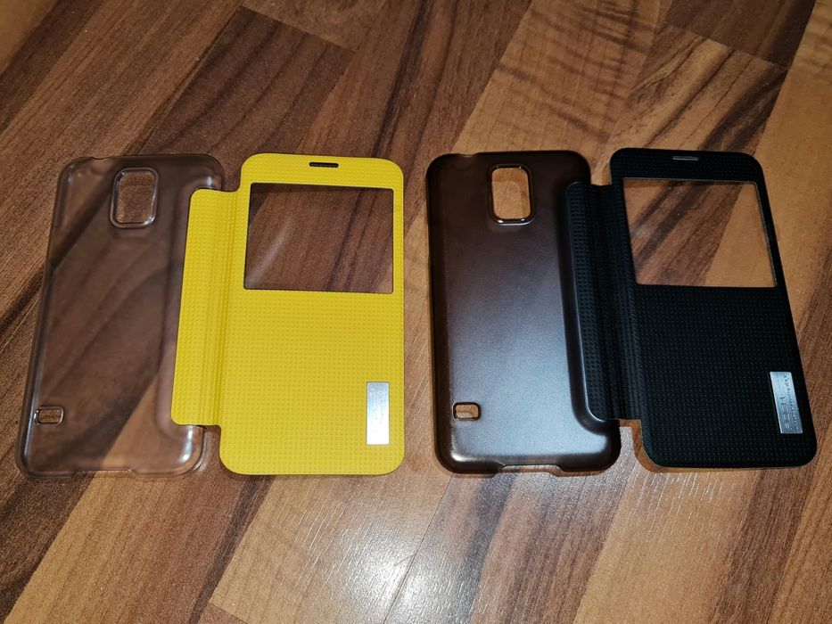 Husa flip originala Rock Elegant Serie Cover Samsung Galaxy S5 S5 Plus