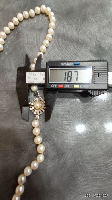 Vind colier din perle Akoya cu închizătoare din aur 14kt