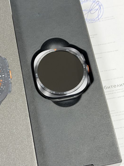 ЧИСТО НОВ 47mm Samsung Galaxy watch Ultra 2 Experiene Store Гаранция 2028 г.