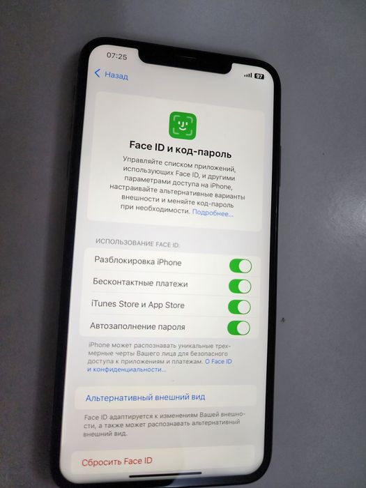 Iphone Xs Max  lEA/A 64GB ideal Sastayana Tinu Xammayogi ishlidi