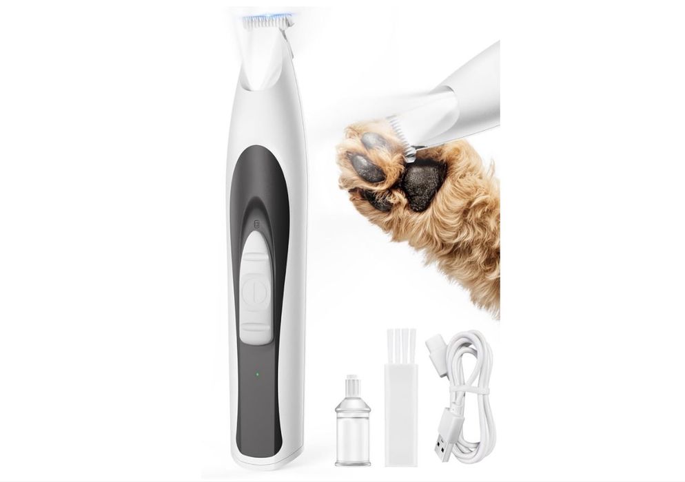 Trimmer de tuns pentru labe Oneisall pentru câini cu lumină