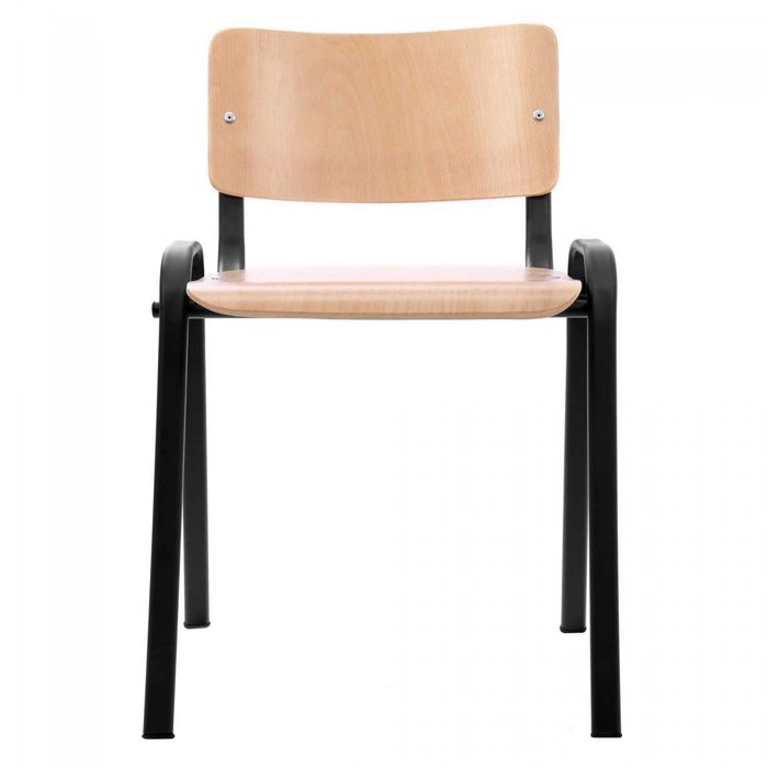 Scaun birou copii School, fix, lemn stratificat fag