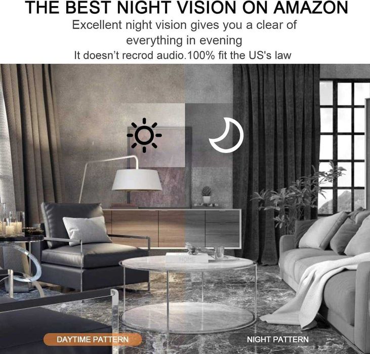 WiFi камера в настолен часовник