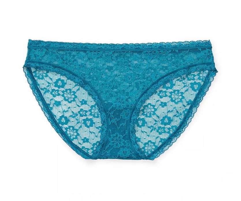 Комплект дантелено бельо Victoria's secret, красив тюркуаз цвят