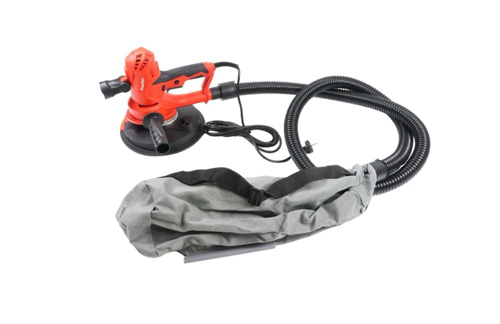 Slefuitor pereti gips carton cu aspirator si sac colector 180mm, 750 W, 2500 rpm, Panzer PT81780