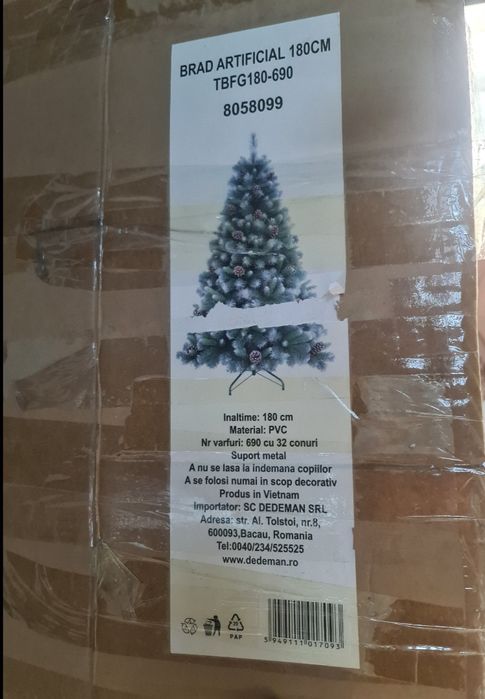 Brad de craciun 180cm