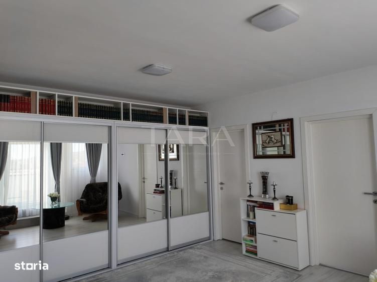 Apartament 2 camere, Chinteni – finisat, terasă 22 mp, parcare inclusă