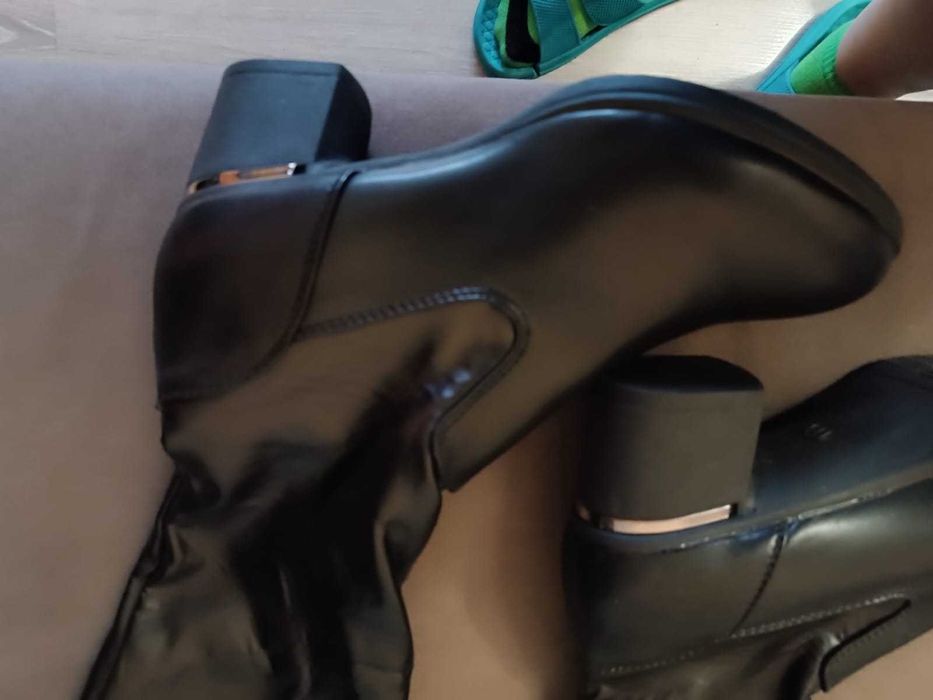 Сапоги ботфорты демисезонные