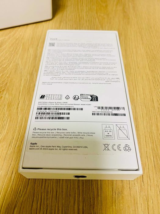НОВ !!! Apple iPhone 16, 128GB, 5G, Black