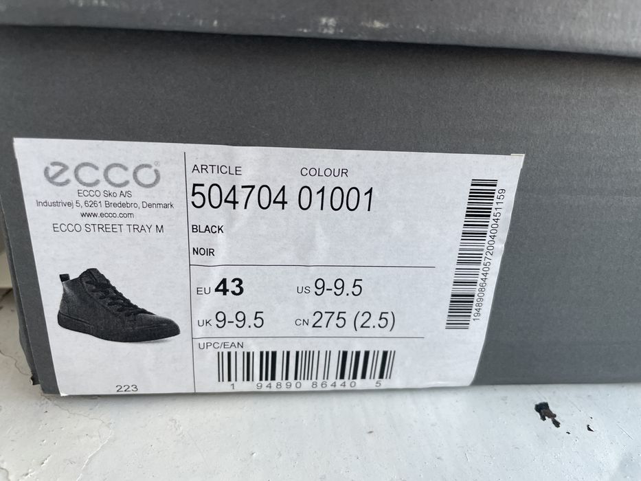 Ecco ghete barbati tray tech 43 Goretex impermeabile