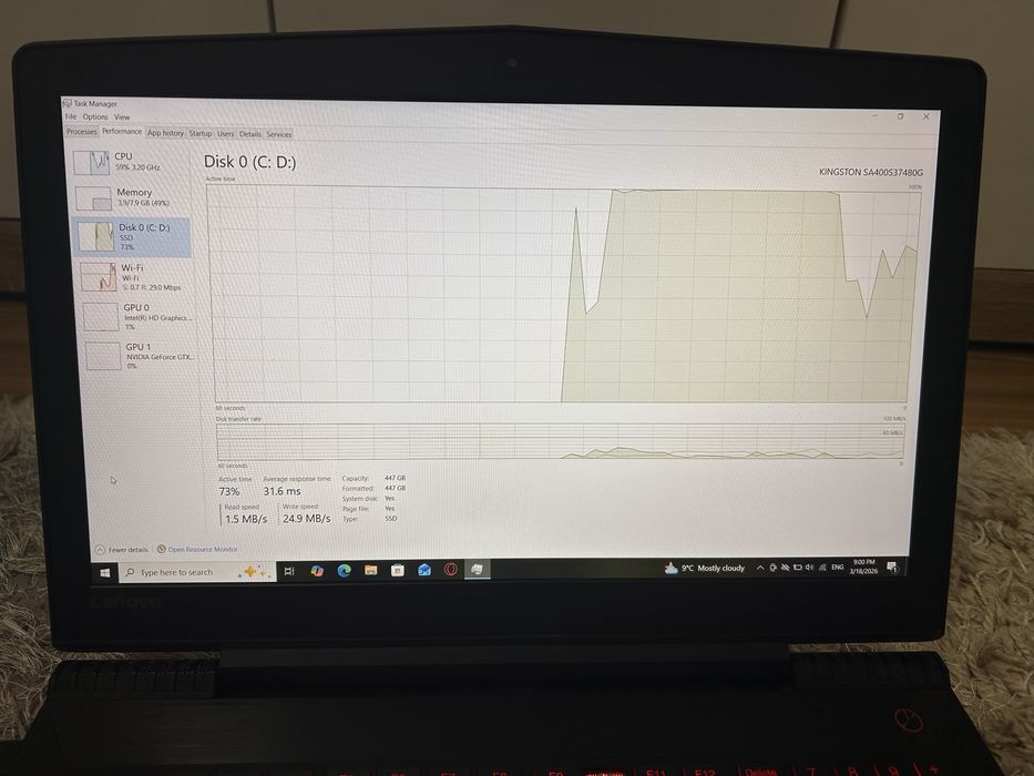 Laptop Gaming Lenovo Legion Y520