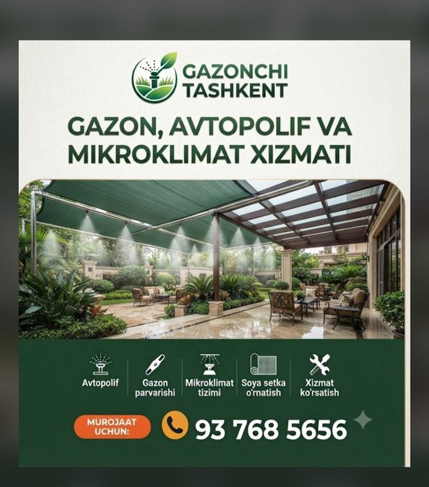Mikroklimat va Soya setka tizimlari