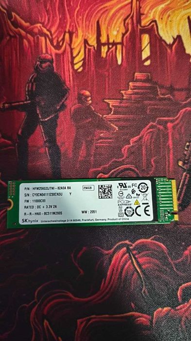 Продам б/у SSD диск объемом 256GB SKHynix