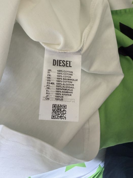 Tricou alb Diesel
