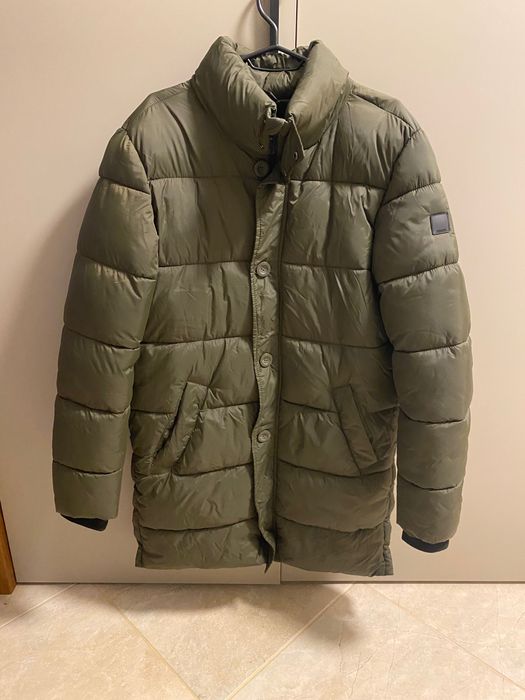 Мъжка дълга зимна шуба   Indicode