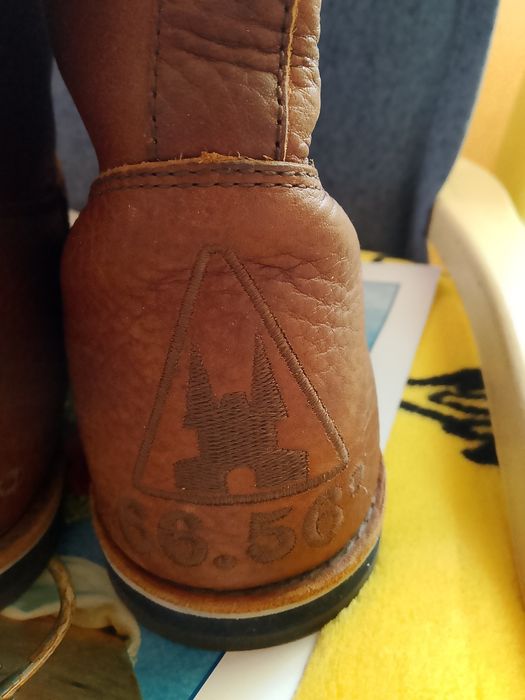 Дамски кожени ботуши