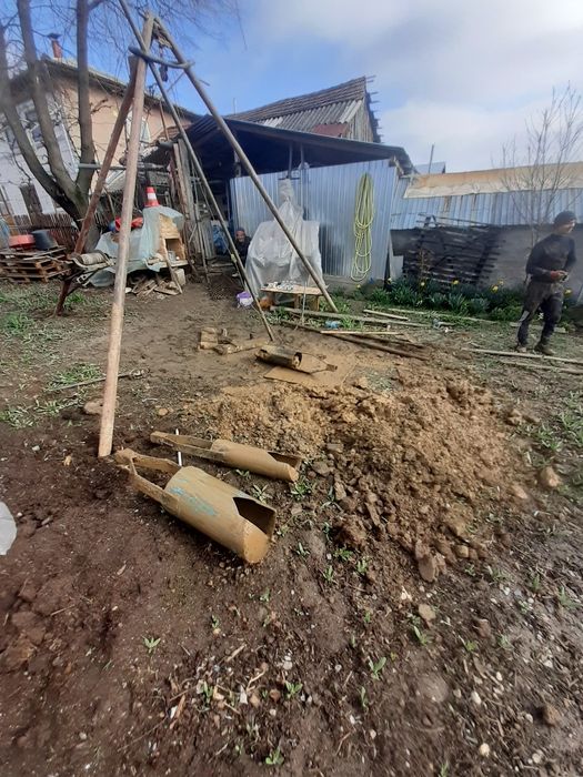 Foraje puțuri apa prelungirii denisipări și piloni