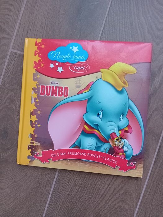 set 4 carti  copii noapte buna Pinocchio Dumbo toamna vagabondul vise