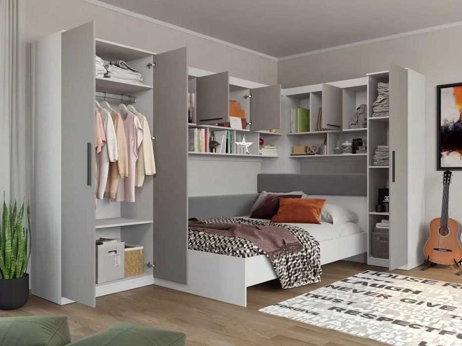 Set Dormitor Colt Lucio C3 Alb / Casmir
