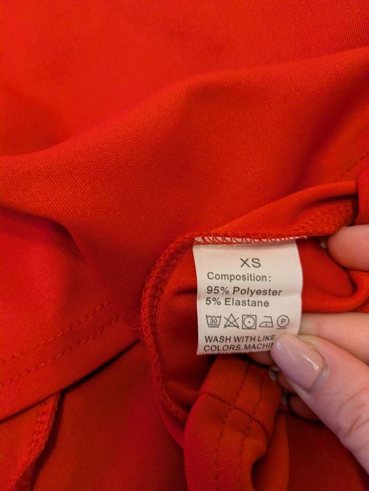Rochie de evenimente roșie XS