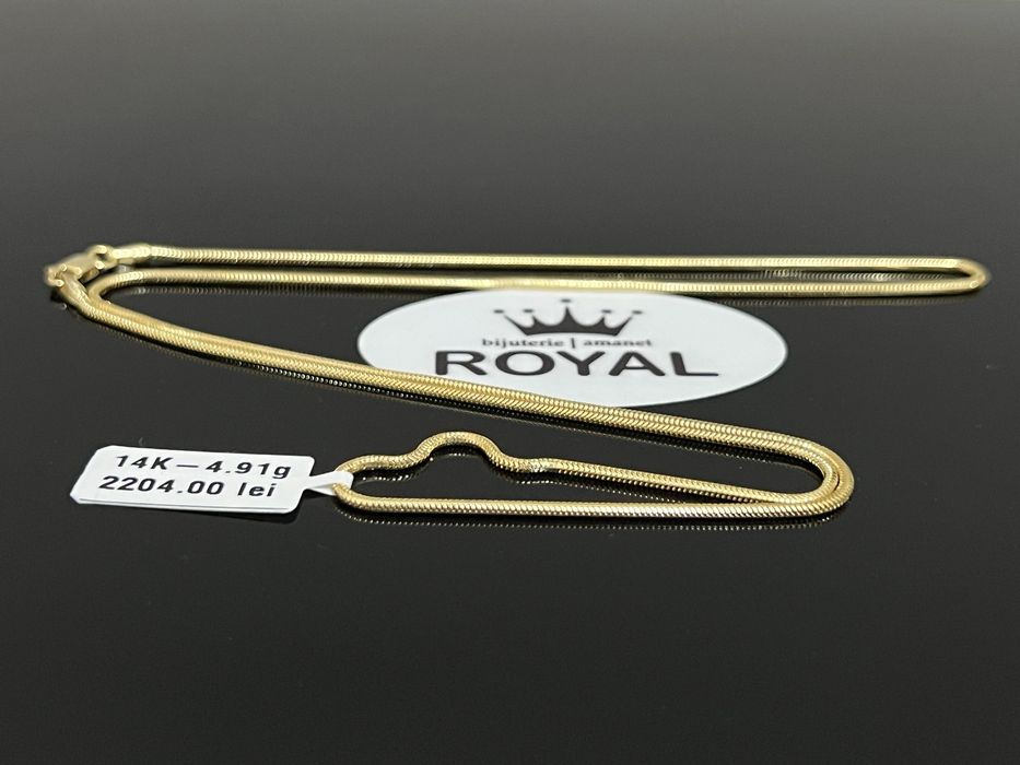 Bijuteria Royal CB : Lant aur 14k 4,91 grame