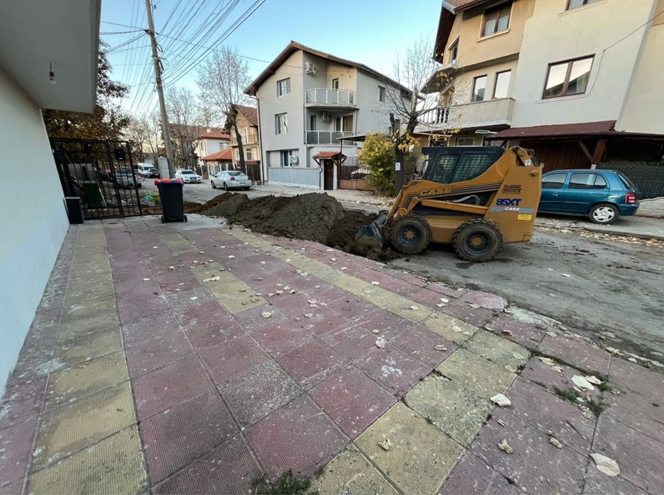 Услуги с мини багер и бобкат