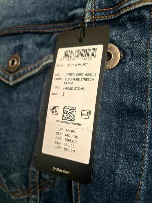 Geacă G-Star RAW 3301 Slim Jacket Faded
Stone S