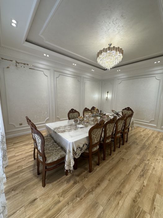 Тинчлик метро атрофида тайёр коттедж мебель техникалари билан