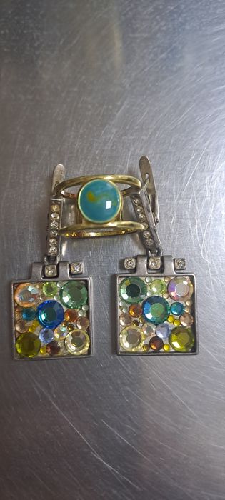 Набор серьги  проба 925